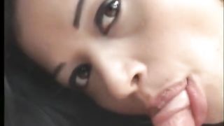 Ladyboy slurps cootchie