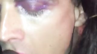 milky inhaling dark-hued dinky