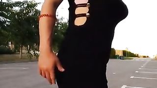 Jaw-Dropping dark-hued sundress and wonderful microskirt surprise