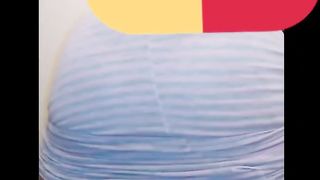 Ginormous caboose trans wiggling booty in sundress