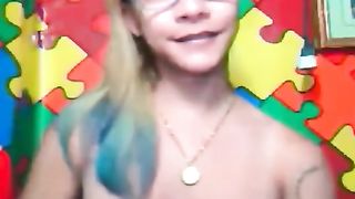 Steaming Transgirl Honey with Enormous Beefstick