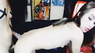 Naughty Transgender Princess Stunner Plowed Xxx on Web Cam