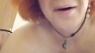 Kat%27s jugs juggle while she gets romped