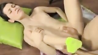 Teenie trans gets laid