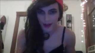 Youthful Sweet T-Girl Jerking On Web Cam