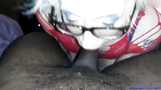 BIG BLACK COCK Fellate Internal Cumshot, in Stellar Sissy Kayla's Insane Gullet Raunchy and Rock-Hard