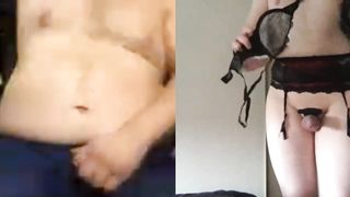 Us Tugging off to each other