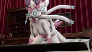 Sylveon getting Yiffy