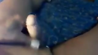 natasa mastrubate her tinny cock and cum