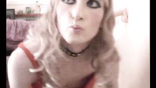 SandraCDUK inhaling fuck stick in spandex garb