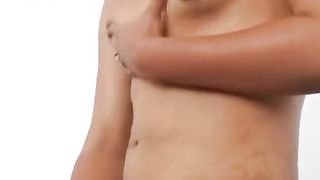 Latina Rosey Roads Tgirl Plays and Blows A Load