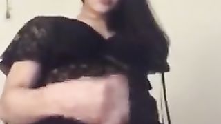 国产TS金韩雅上位被艹，touch herself