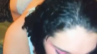 Neighbor getting a Smoking Oral Pleasure