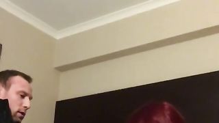 Jacqbabe CumInMouth: Married Boy getting SUCKY-SUCKY while on Smartphone with Wifey