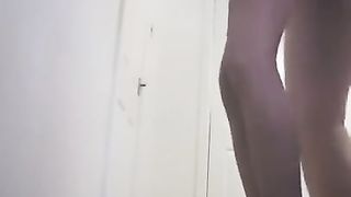 Bony sissy gets booty pummeled