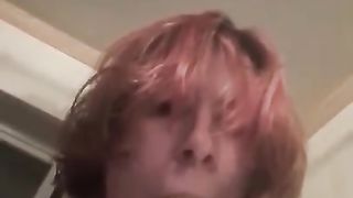 Jessica wildwood Sucks a faux-cock in the bathroom 2019Tgirl