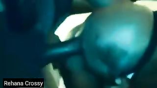 Rehana crossy Indian crossdresser boinked by African dudes