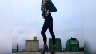 Crossdresser highly uber-sexy high heel sissy celia cross