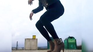 Crossdresser highly uber-sexy high heel sissy celia cross