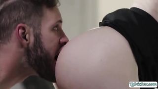 Grizzly Hudson likes slurping Natalie Mars delicious butthole and humps it so deeply