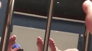 Lovely sissy is toying with herself