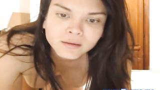 Uber-Cute School She-Male Joy with her COUGAR Gf