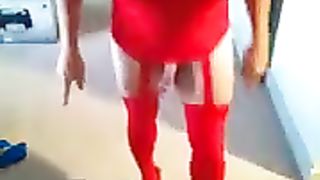 Ginormous titties smoking transvestite