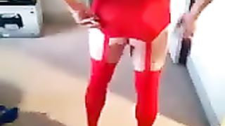 Ginormous titties smoking transvestite