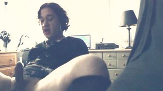 BIG BLACK COCK INTERNAL EJACULATION COWGIRL & CLEANUP