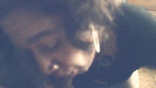 BIG BLACK COCK INTERNAL EJACULATION COWGIRL & CLEANUP