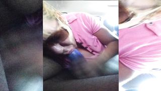 TRANSSEXUAL Cassandra TRUCK FELLATE A GIANT MASSIVE MAN ROD & TESTICLES