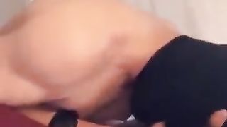 TRANSSEXUAL PLUMPER humping a milky man