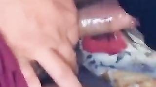 TRANSSEXUAL PLUMPER humping a milky man