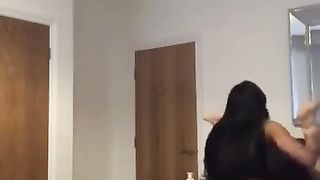 t-girl pummels man stiff two