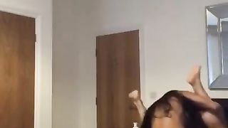 t-girl pummels man stiff two