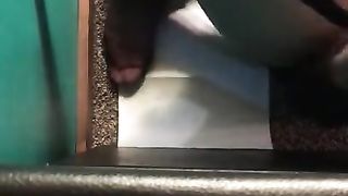 Wonderful cross dresser gets juices pied by huge dildoe