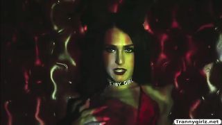 Tgirl Khloe Kay gets her sweet bung fucked so firm