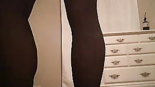 Demonstrating off a tiny bit and taking off my sundress