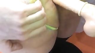 T-Girl Loud Widely Opened Fart Buttfuck Faux-Cocks + Pretty Soles part four