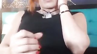 Colombian she-creature draining her good-sized pecker