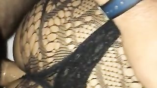 Mecanico provando minha nova undergarments