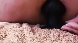 Frolicking with butt-plugs trio