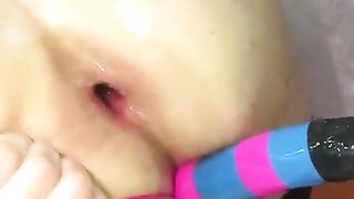 Ladyboy Loud Wide Open Fart Assfucking Faux-Cocks + Pretty Soles part ten