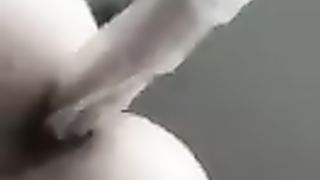 Boy tears up mounted behemoth on glass window