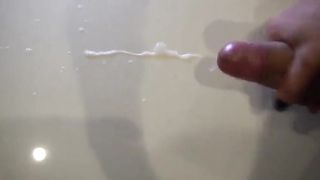 stunning tranny onanism in the kitchen and spunk