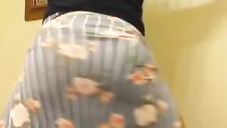 my XXL asss dirty dancing in sisters sundress and underpants