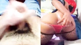 toying on skype with Foreskinedboy