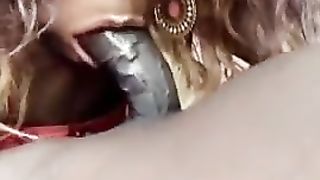 Bakari deep-throat by the t-model Travtchoin