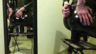 Smashed in my fresh PVC catsuit