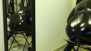 Smashed in my fresh PVC catsuit